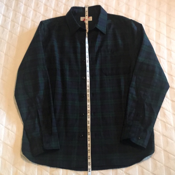 Duluth Trading Co. - Best Made Cotton Wool Blend Blackwatch Plaid Shirt - Picture 7 of 11